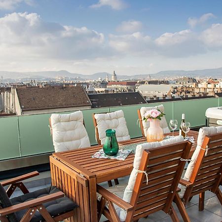 شقة Centropolitan Penthouse #Jacuzzi #Freeparking بودابست المظهر الخارجي الصورة