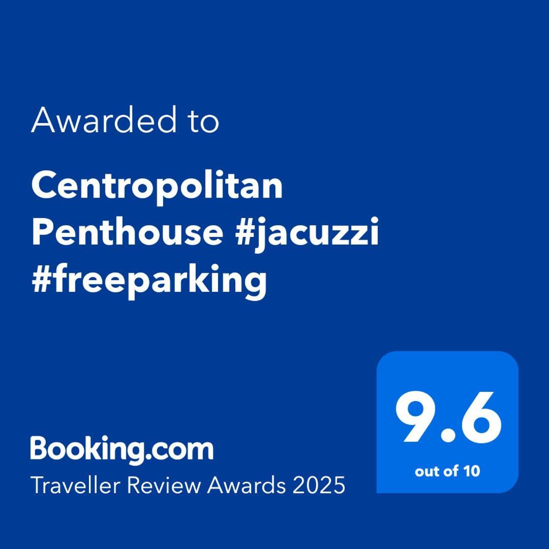 شقة Centropolitan Penthouse #Jacuzzi #Freeparking بودابست المظهر الخارجي الصورة